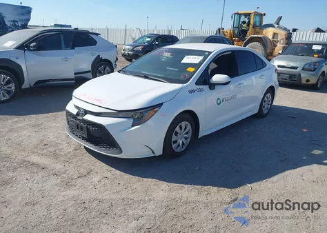 2022 Toyota Corolla L из США, поврежденный, VIN 5YFDPMAE1NP350183